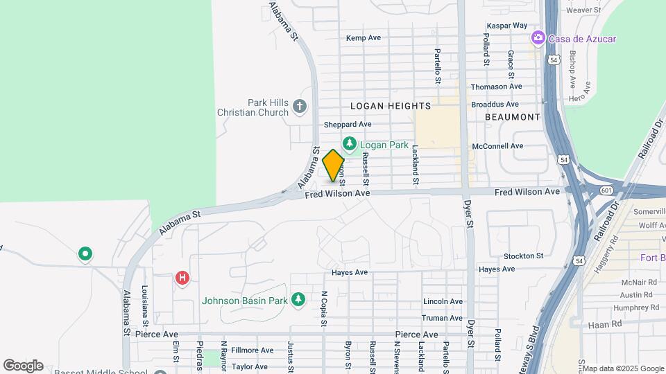 3411 Fred Wilson Ave Map and Location Details