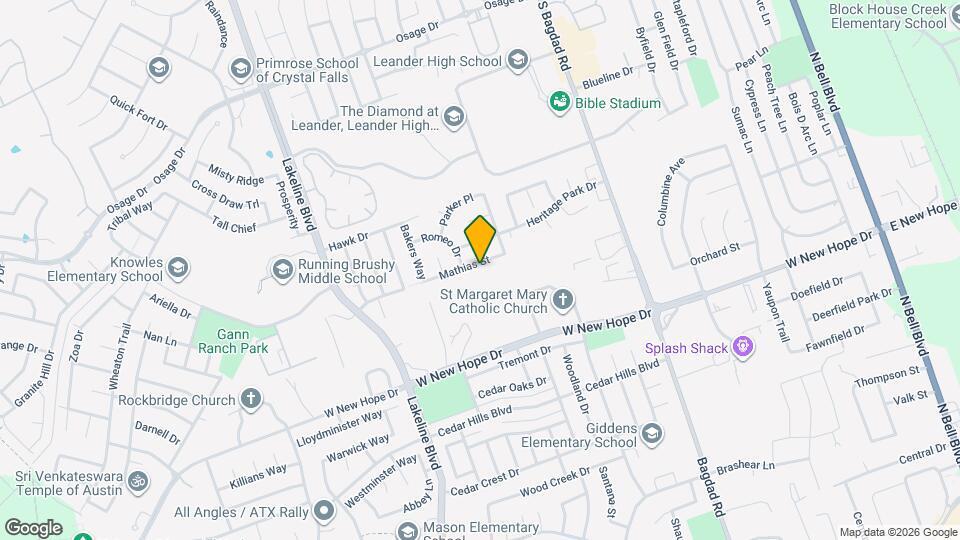 1216 Mathias St Map and Location Details