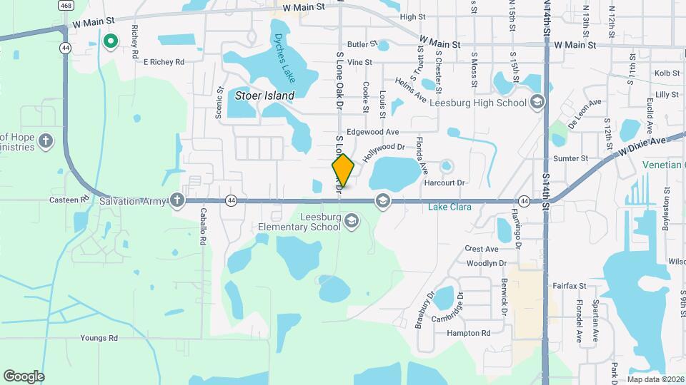 824 S Lone Oak Dr Map and Location Details