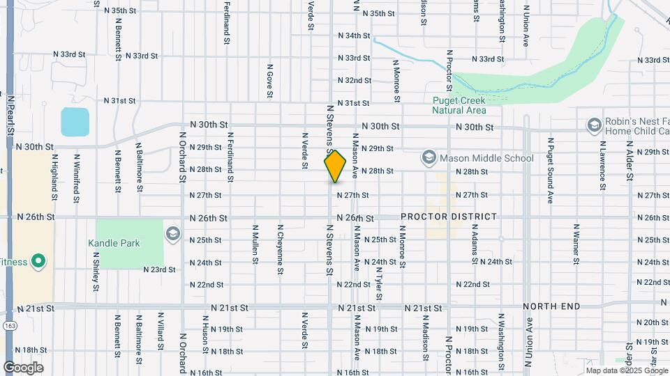 2705 N Stevens St Map and Location Details