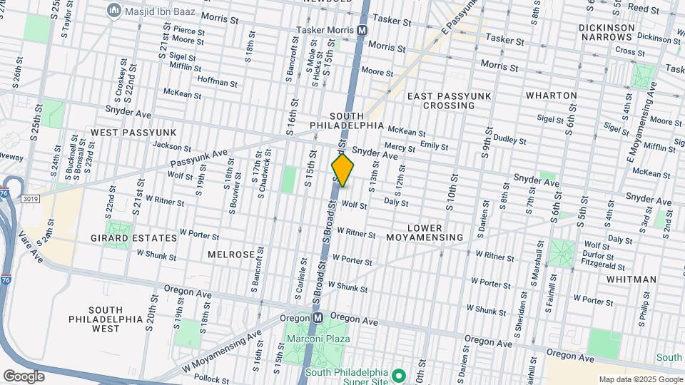 2221 S Broad St Map and Location Details