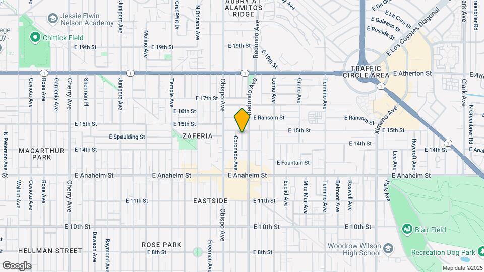 1450 Coronado Ave Map and Location Details