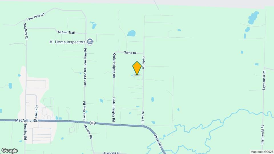 15315 Cedar Ln Map and Location Details