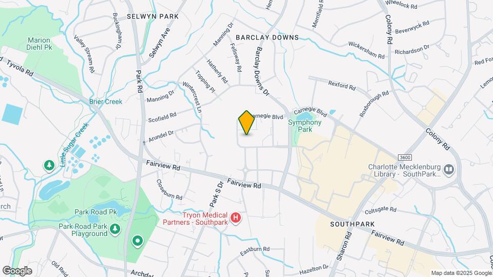 5720 Carnegie Blvd Mapa y Detalles de la Ubicación