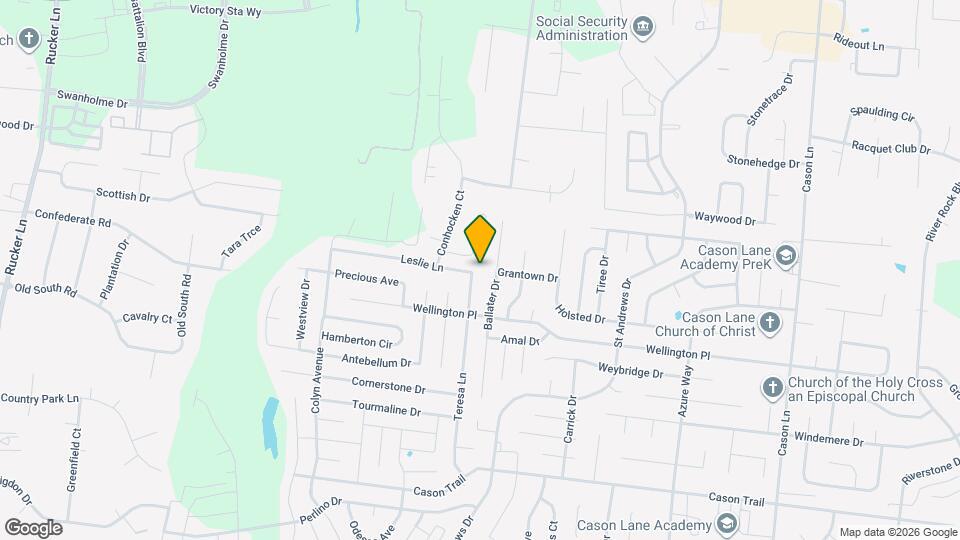 1403 Teresa Ln Map and Location Details