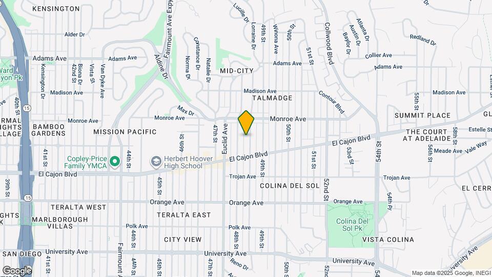 4448-52 Estrella Ave Map and Location Details