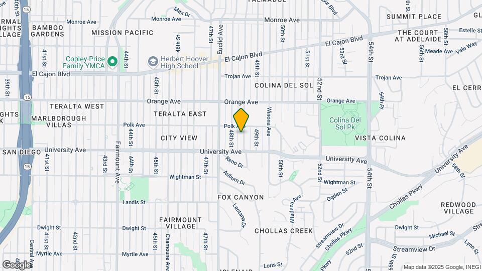 4056 Estrella Ave Map and Location Details