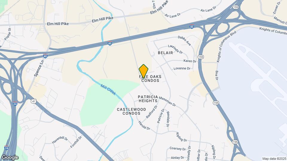 Five Five Oaks Dr Map and Location Details