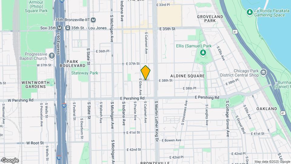 3800 S Calumet Ave Mapa y Detalles de la Ubicación