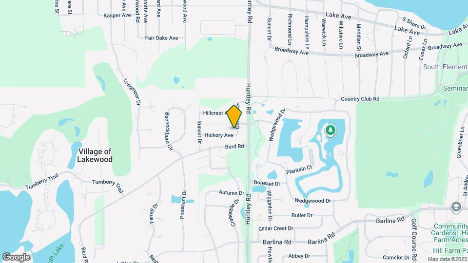 8616 Hickory Ave Map and Location Details