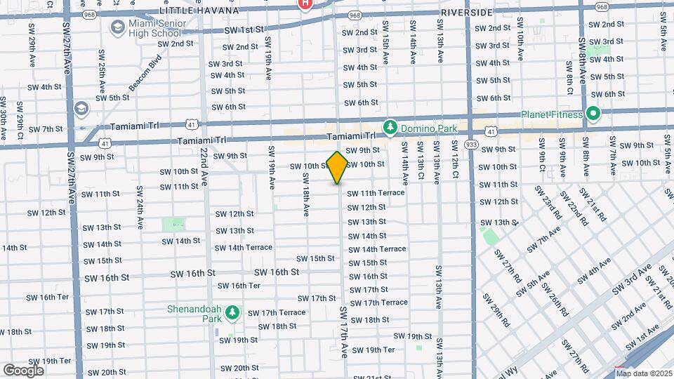 1122 SW 17th Ave Map and Location Details