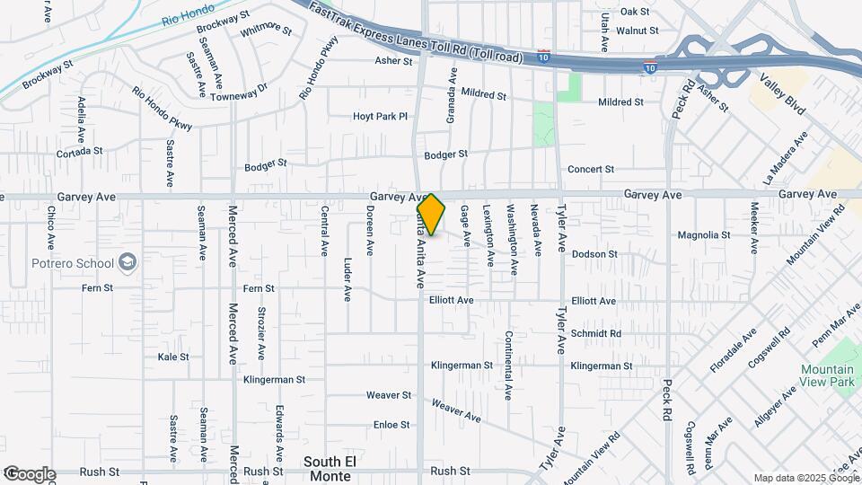 Santa Anita Apartments Map and Location Details