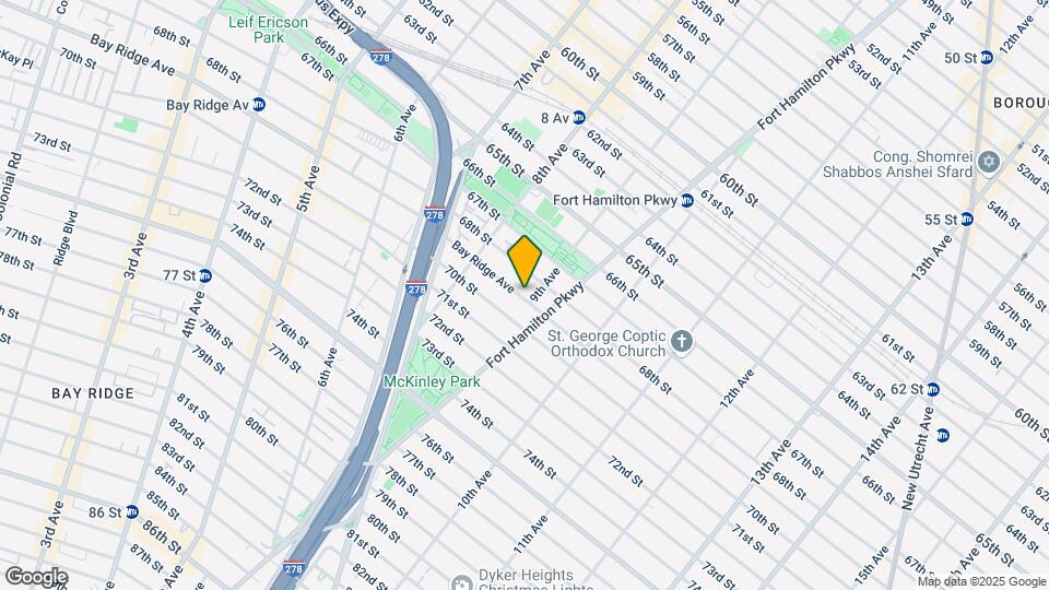 877 Bay Ridge Ave Mapa y Detalles de la Ubicación