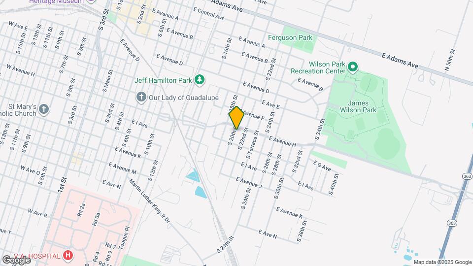 705 S 20th St Map and Location Details