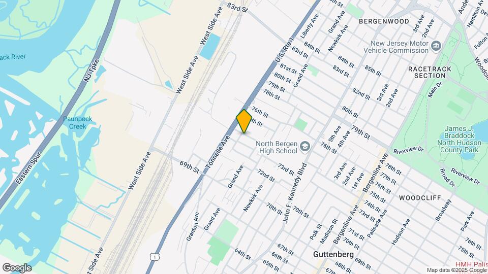1617 74th St Map and Location Details