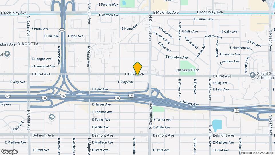 4760 E Olive Ave Mapa y Detalles de la Ubicación