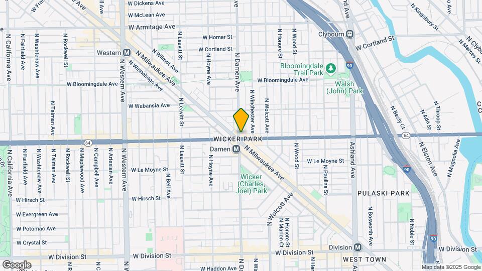 1958 W North Ave Mapa y Detalles de la Ubicación