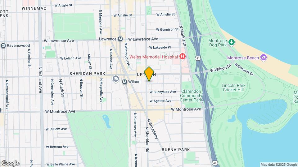 952 W Windsor Ave, Unit 3W Mapa y Detalles de la Ubicación