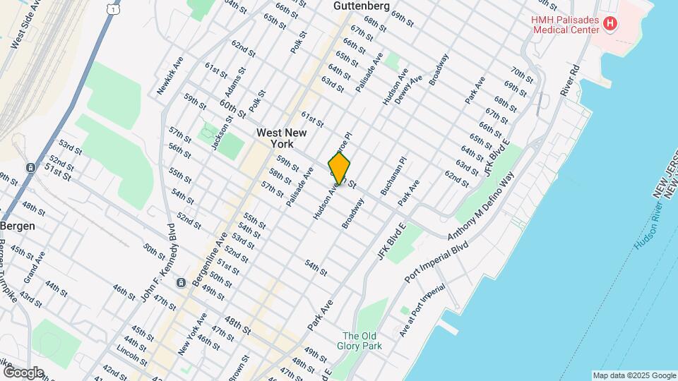 5902 Hudson Ave Mapa y Detalles de la Ubicación