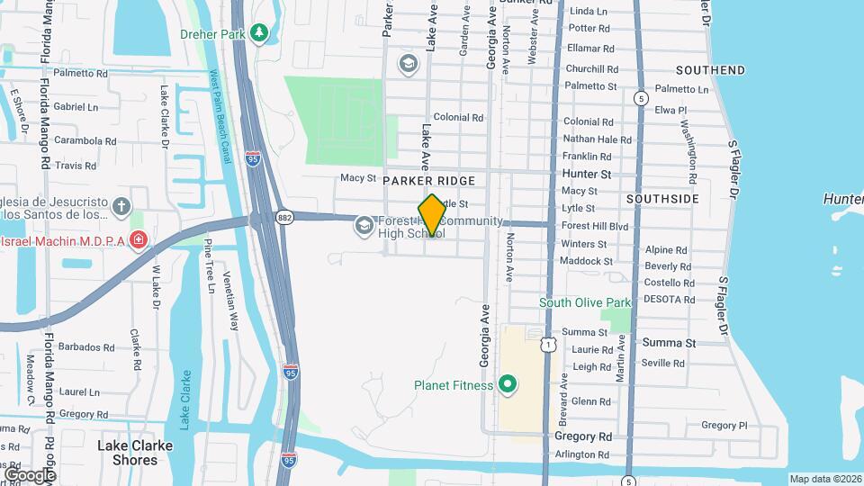 730 Winters St Mapa y Detalles de la Ubicación