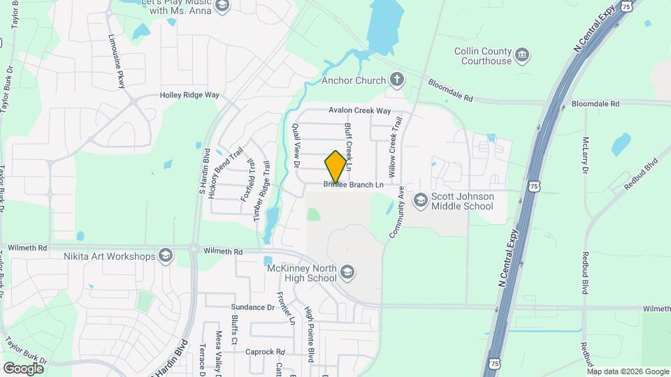 2521 Brinlee Branch Ln Map and Location Details