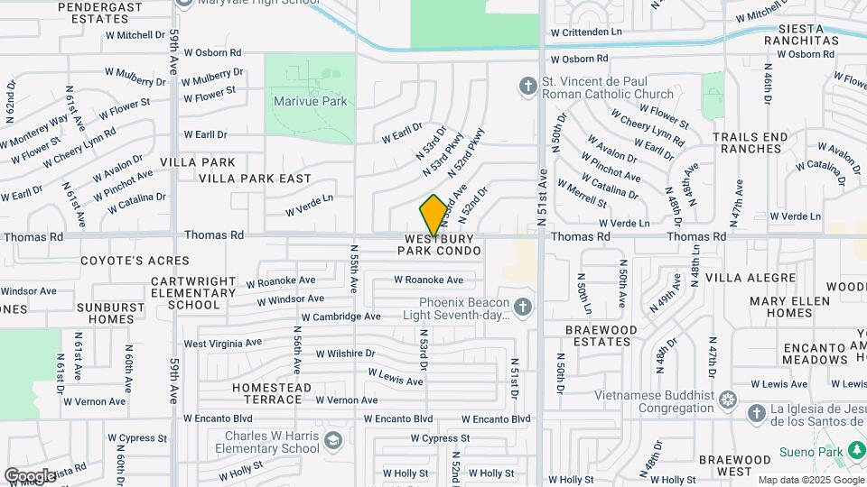 5315 W Thomas Rd Map and Location Details