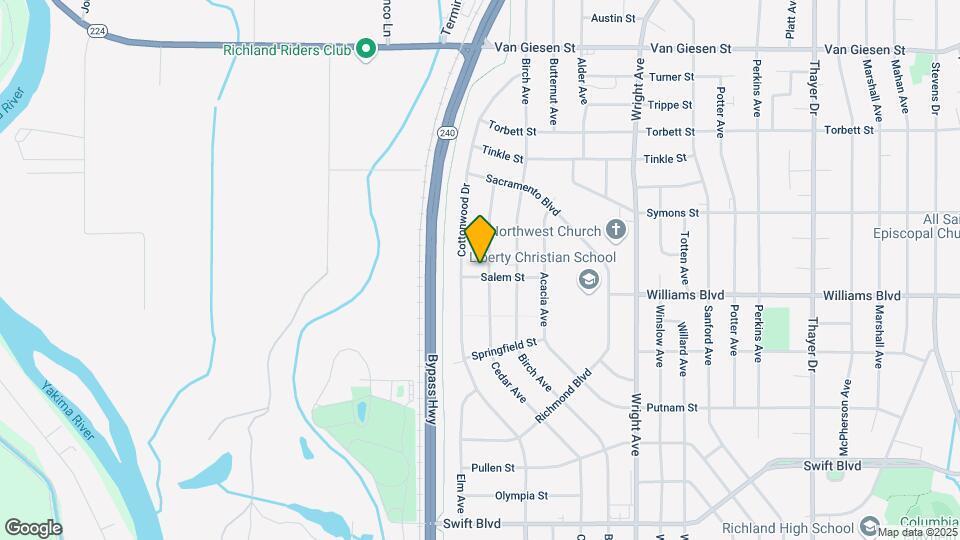 1301 Cedar Ave Map and Location Details