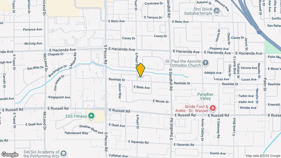 3620 Rawhide St Mapa y Detalles de la Ubicación