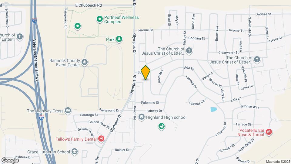 1982 Shetland Ave Map and Location Details