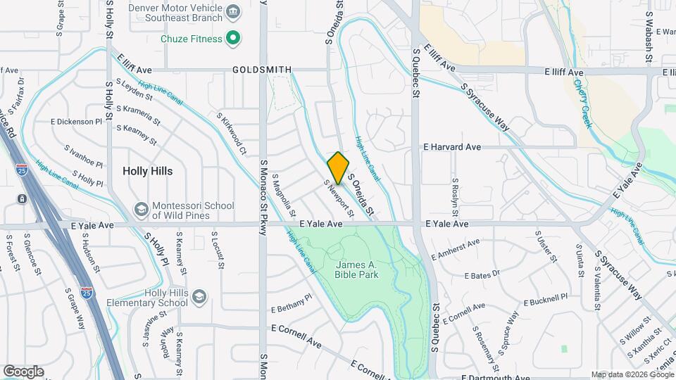 2662 S Newport St Map and Location Details