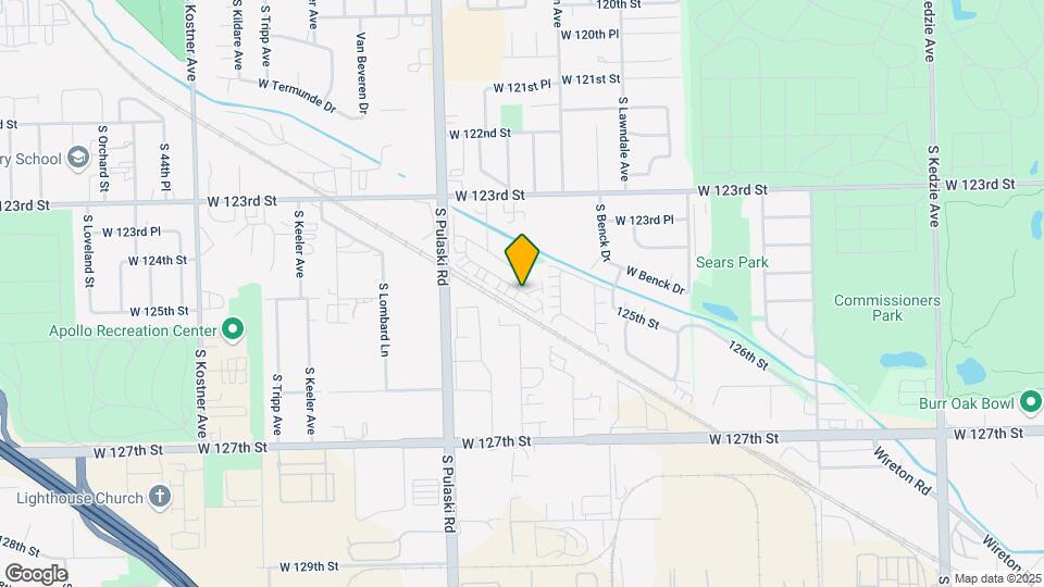 3801 W 124th Pl Mapa y Detalles de la Ubicación