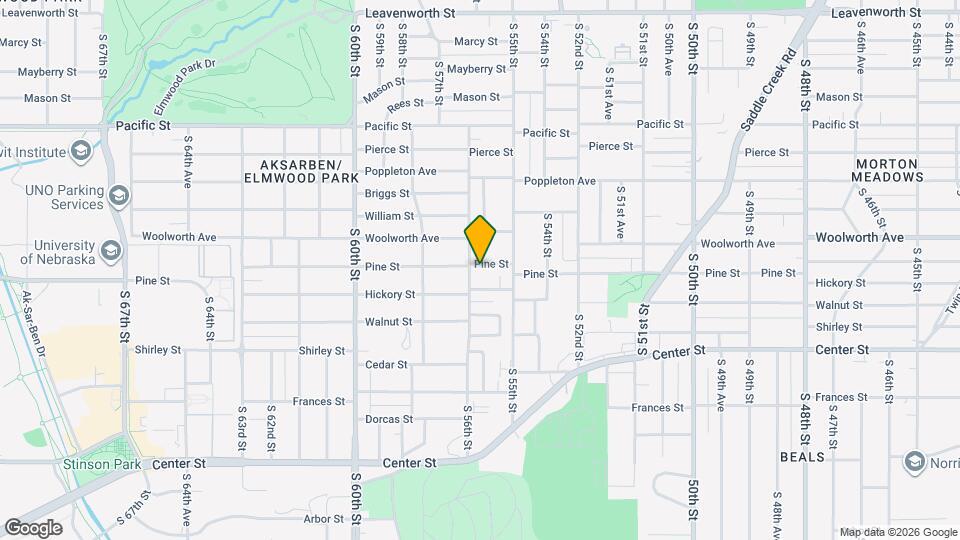 5529 Pine St Map and Location Details