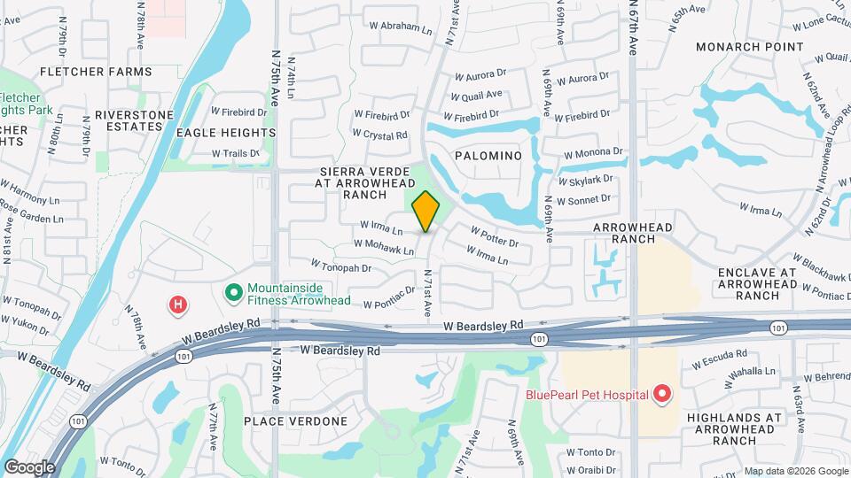 20619 N 71st Dr Map and Location Details