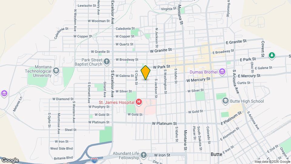 601 W Mercury St Map and Location Details