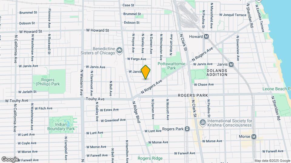2018 W Chase Ave, Unit 1S Mapa y Detalles de la Ubicación