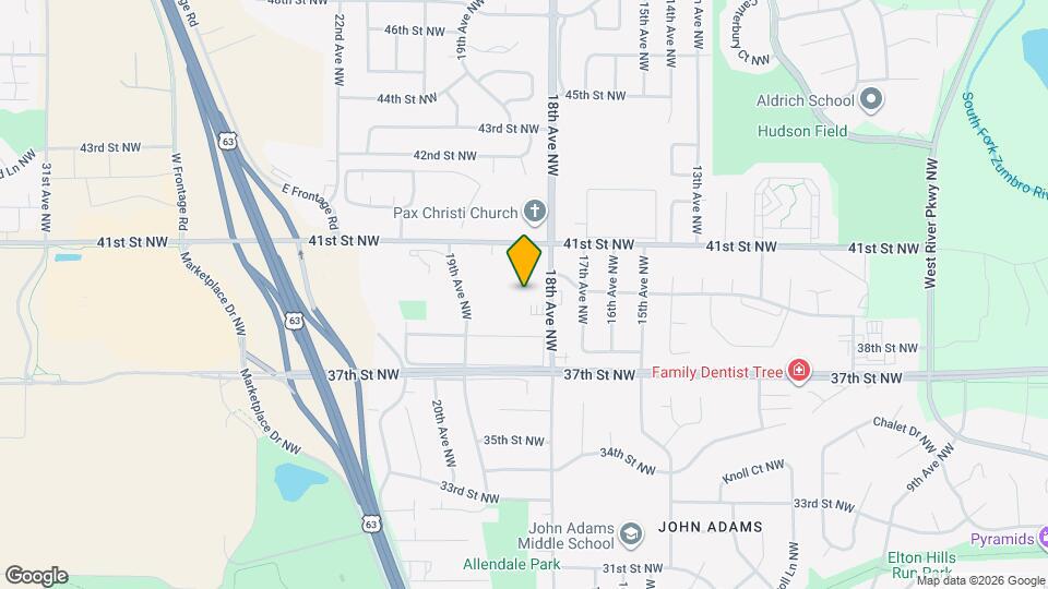 3925 18th Ave NW Map and Location Details