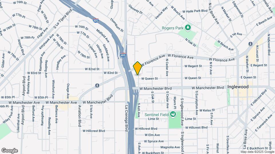 109 N Ash Ave Mapa y Detalles de la Ubicación