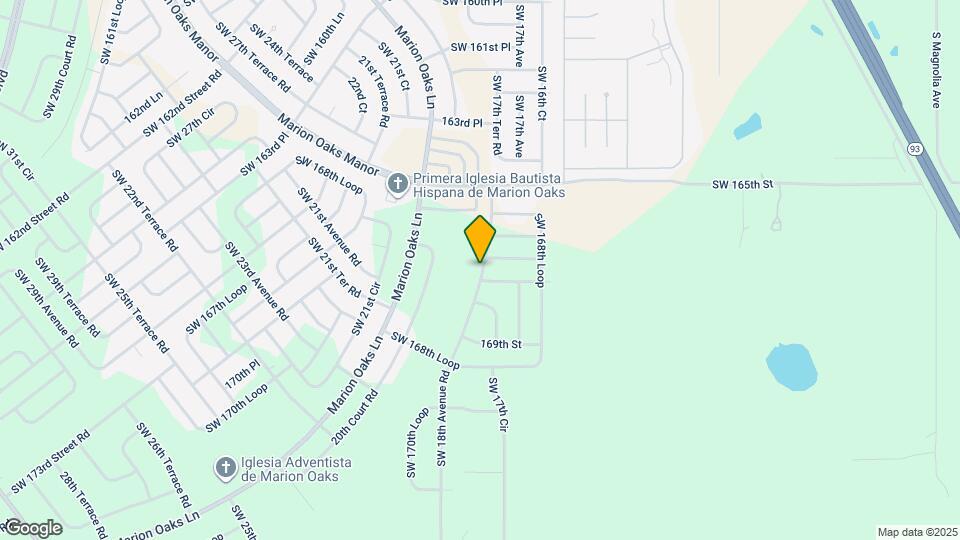 16734 SW 18th Avenue Rd Map and Location Details