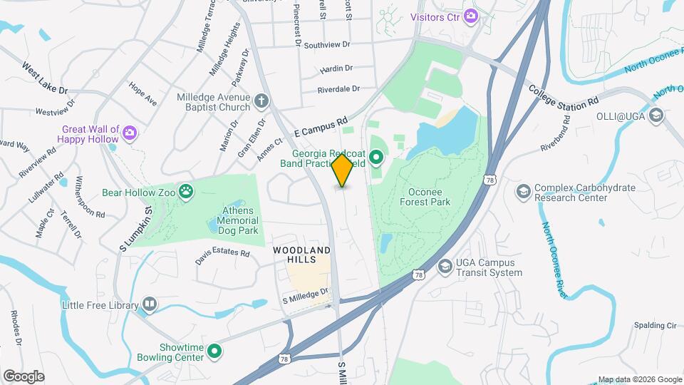 1702 Milledge Avenue Ext Mapa y Detalles de la Ubicación