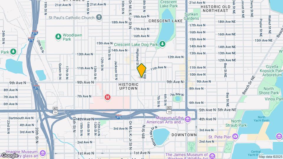 807 9th Ave N Map and Location Details