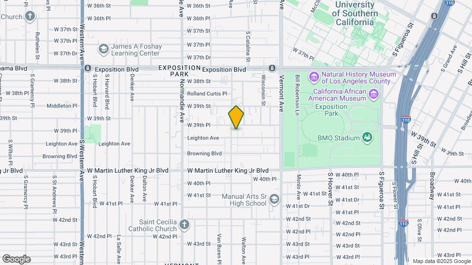 3946 S Budlong Ave Map and Location Details