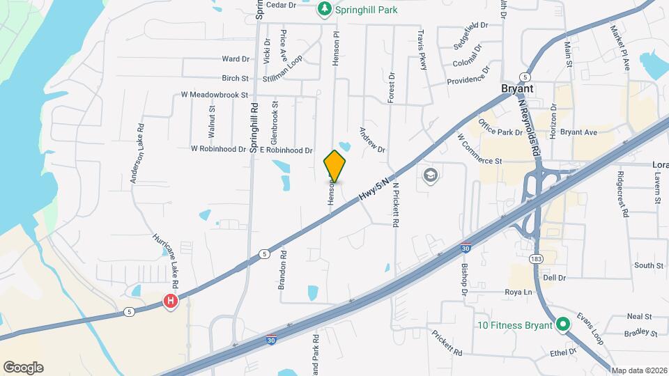 2708 Henson Pl Map and Location Details