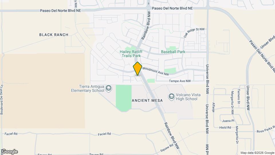 7215 Valle Jardin Ln NW Map and Location Details