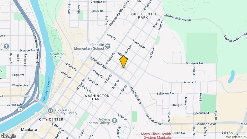 930 N 5th St, Unit 2 Map and Location Details