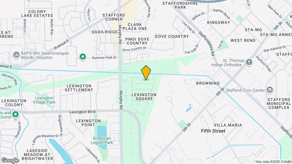 3526 George Washington Ln Map and Location Details