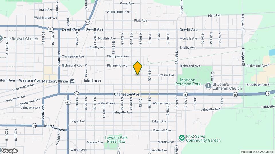 1005 Prairie Ave Map and Location Details