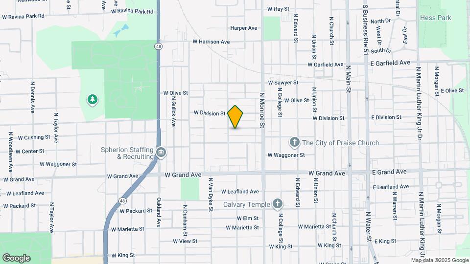 753 W Cushing St Map and Location Details
