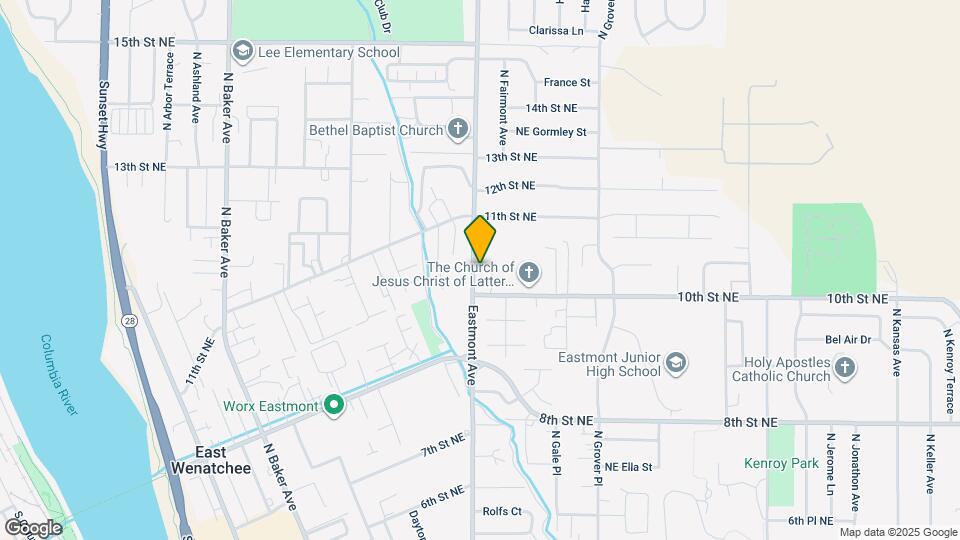 1037-1039 Eastmont Ave Map and Location Details