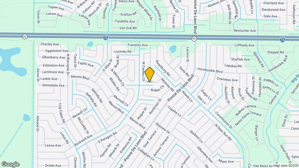 7356 S Cameo Cir Map and Location Details