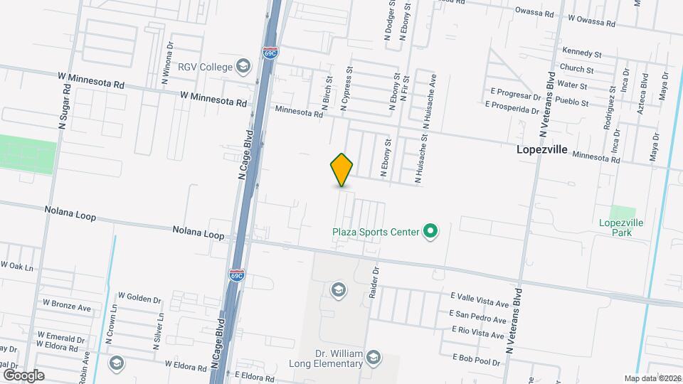 4813 N Cypress St Map and Location Details
